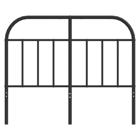 Metalowe wezgłowie, czarne, 120 cm Lumarko! Lumarko!