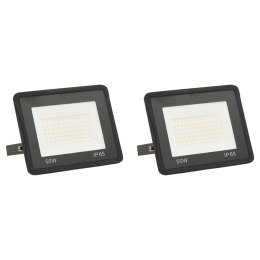  Reflektory LED, 2 szt., 50 W, zimne białe światło Lumarko! Lumarko!