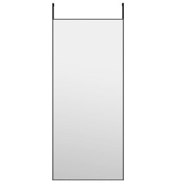  Lustro na drzwi, czarne, 40x100 cm, szkło i aluminium Lumarko! Lumarko!