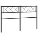 Metalowe wezgłowie, czarne, 140 cm Lumarko! Lumarko!
