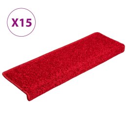 Nakładki na schody, 15 szt., 65x21x4 cm, czerwone Lumarko! Lumarko!