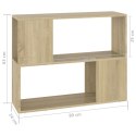  Szafka pod telewizor, dąb sonoma, 80x24x63 cm Lumarko! Lumarko!