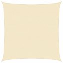 Żagiel przeciwsłoneczny, 160 g/m², kremowy, 4,5x4,5 m, HDPE Lumarko! Lumarko!
