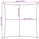 Żagiel przeciwsłoneczny, 160 g/m², kremowy, 4,5x4,5 m, HDPE Lumarko! Lumarko!