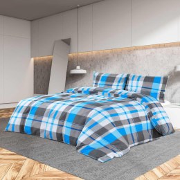  Zestaw pościeli, niebiesko-szary, 260x220 cm, bawełna Lumarko! Lumarko!