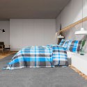 Zestaw pościeli, niebiesko-szary, 260x240 cm, bawełna Lumarko! Lumarko!