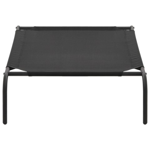 Legowisko dla psa, na podwyższeniu, czarne, L, textilene Lumarko! Lumarko!