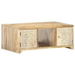 Stolik kawowy, 90 x 50 x 35 cm, lite drewno mango Lumarko! Lumarko!
