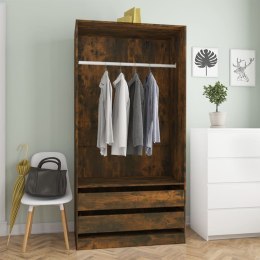 Szafa, przydymiony dąb, 100x50x200 cm, materiał drewnopochodny Lumarko! Lumarko!