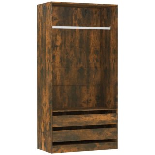 Szafa, przydymiony dąb, 100x50x200 cm, materiał drewnopochodny Lumarko! Lumarko!