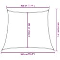 Żagiel przeciwsłoneczny, 160 g/m², kolor taupe, 4/5x4 m, HDPE Lumarko! Lumarko!