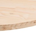  Blat stołu, 90x45x2,5 cm, lite drewno sosnowe, owalny Lumarko! Lumarko!