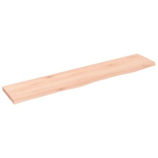  Półka, 100x20x2 cm, surowe lite drewno dębowe Lumarko! Lumarko!