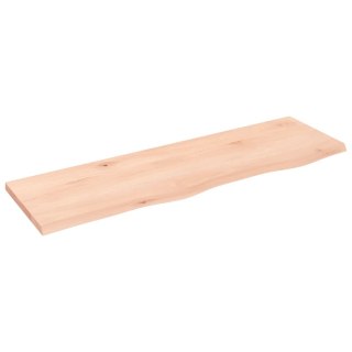  Półka, 100x30x2 cm, surowe lite drewno dębowe Lumarko! Lumarko!