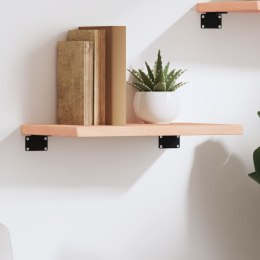  Półka, 40x20x2 cm, surowe lite drewno dębowe Lumarko! Lumarko!