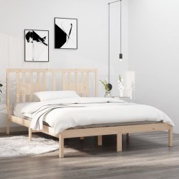  Rama łóżka, lite drewno sosnowe, 160 x 200 cm Lumarko! Lumarko!