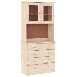  Kredens ALTA, 77x35x165 cm, lite drewno sosnowe Lumarko! Lumarko!