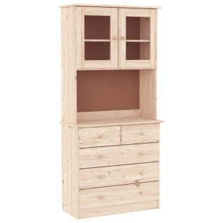  Kredens ALTA, 77x35x165 cm, lite drewno sosnowe Lumarko! Lumarko!