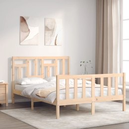  Rama łóżka bez materaca, 140x200 cm, lite drewno sosnowe Lumarko! Lumarko!