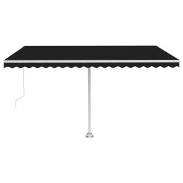  Ręcznie zwijana markiza z LED, 400 x 350 cm, antracytowa Lumarko! Lumarko!