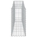  Kosze gabionowe, 14 szt, 200x30x60/80 cm, galwanizowane żelazo Lumarko! Lumarko!