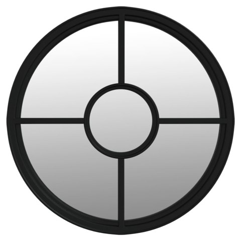  Lustro do wnętrz, czarne, 60x4 cm, okrągłe, żelazne Lumarko! Lumarko!