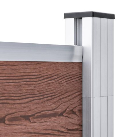  Ogrodzenie do ogrodu, WPC, 1391 x 186 cm, brązowe Lumarko! Lumarko!