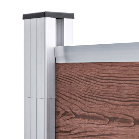  Ogrodzenie do ogrodu, WPC, 1391 x 186 cm, brązowe Lumarko! Lumarko!