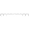 Panele ogrodzeniowe z grotami, stal, (1-1,25) x 15,3 m, czarne Lumarko! Lumarko!