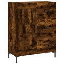  Witrynka przydymiony dąb 69,5x34x180 cm materiał drewnopochodny Lumarko! Lumarko!