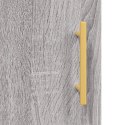 Witrynka szary dąb sonoma 69,5x34x180cm materiał drewnopochodny Lumarko! Lumarko!