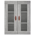  Witrynka szary dąb sonoma 69,5x34x180cm materiał drewnopochodny Lumarko! Lumarko!