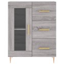  Witrynka szary dąb sonoma 69,5x34x180cm materiał drewnopochodny Lumarko! Lumarko!