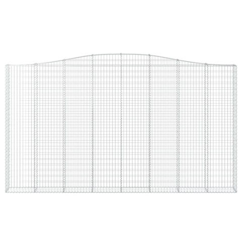  Kosze gabionowe, 3 szt, 400x30x220/240 cm, galwanizowane żelazo Lumarko! Lumarko!