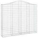  Kosze gabionowe, 5 szt, 200x30x160/180 cm, galwanizowane żelazo Lumarko! Lumarko!