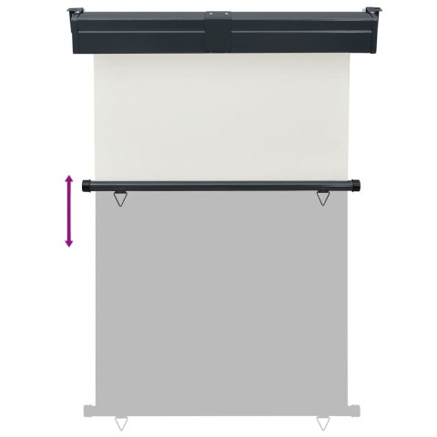  Markiza boczna na balkon, 125 x 250 cm, kremowa Lumarko! Lumarko!