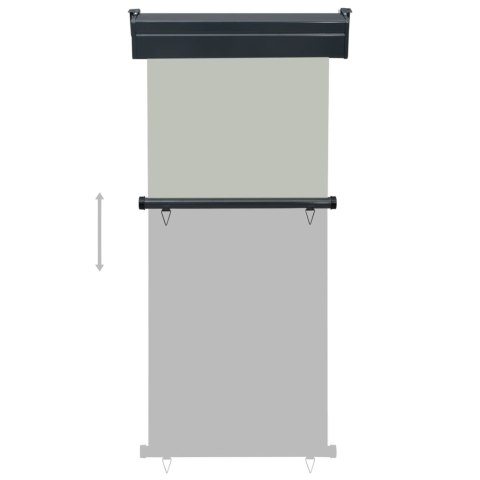  Markiza boczna na balkon, 85x250 cm, szara Lumarko! Lumarko!