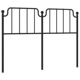  Metalowe wezgłowie, czarne, 140 cm Lumarko! Lumarko!