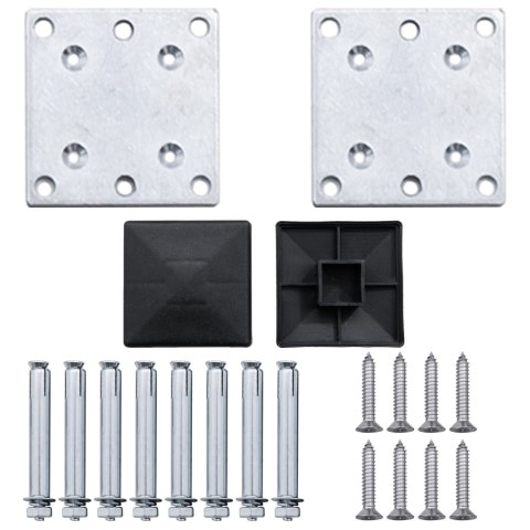 Ogrodzenie ogrodowe WPC, 353x106 cm, szare Lumarko! Lumarko!