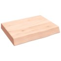 Półka, 40x30x(2-6) cm, surowe lite drewno dębowe Lumarko! Lumarko!