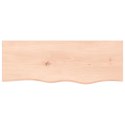  Półka, 80x30x(2-4) cm, surowe lite drewno dębowe Lumarko! Lumarko!