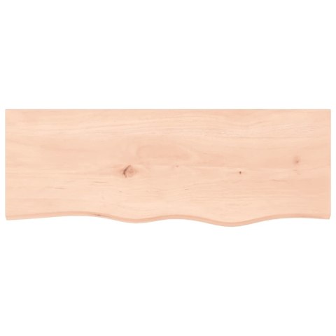 Półka, 80x30x(2-4) cm, surowe lite drewno dębowe Lumarko! Lumarko!