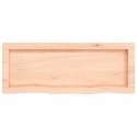  Półka, 80x30x(2-4) cm, surowe lite drewno dębowe Lumarko! Lumarko!