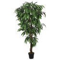 Sztuczne drzewko mango, 900 liści, 180 cm, zielone Lumarko! Lumarko!