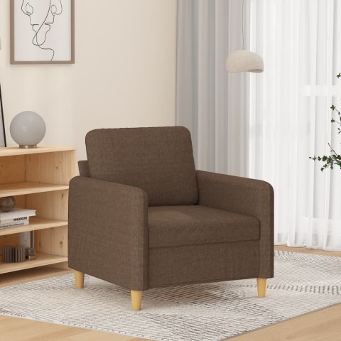  Fotel, brązowy, 60 cm, obity tkaniną Lumarko! Lumarko!