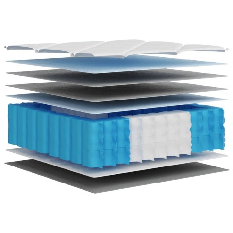 Materac kieszeniowy, średnia twardość, 140x200 cm Lumarko! Lumarko!