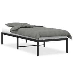 Metalowa rama łóżka, czarna, 75x190 cm Lumarko! Lumarko!