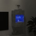  Ścienna szafka TV z LED, szarość betonu, 40x30x60,5 cm Lumarko! Lumarko!