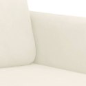Sofa 2-osobowa, kremowy, 140 cm, tapicerowana aksamitem Lumarko! Lumarko!