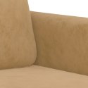  Sofa 3-osobowa, brązowa, 180 cm, tapicerowana aksamitem Lumarko! Lumarko!